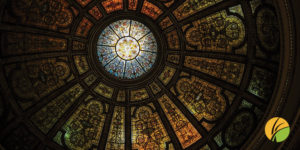 stained glass ceiling